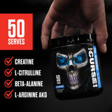JNX SPORTS atleta en gimnasio tomando pre workout antes de entrenar