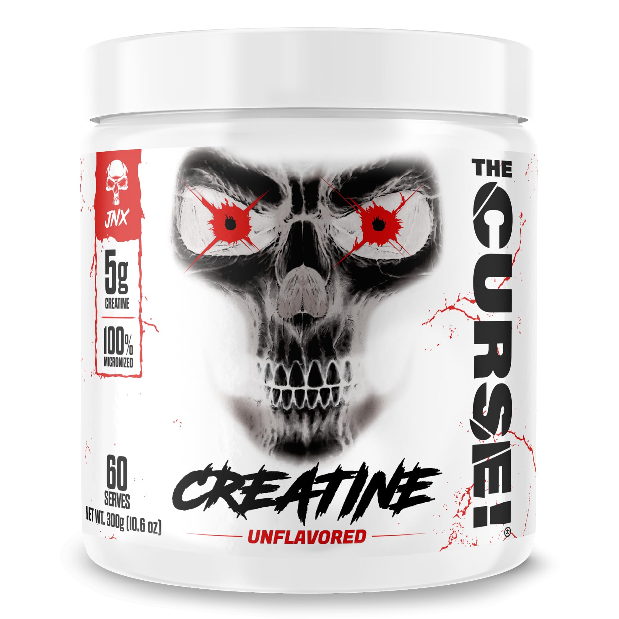 JNX SPORTS frente del envase mostrando dosis y beneficio de pureza