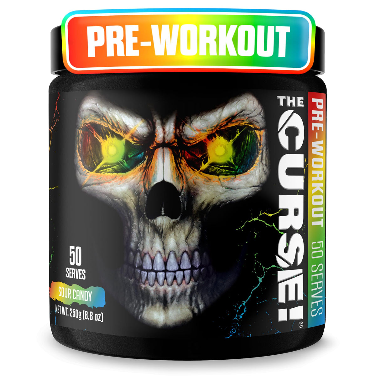 JNX SPORTS envase frontal mostrando 50 servicios y beneficio de energía
