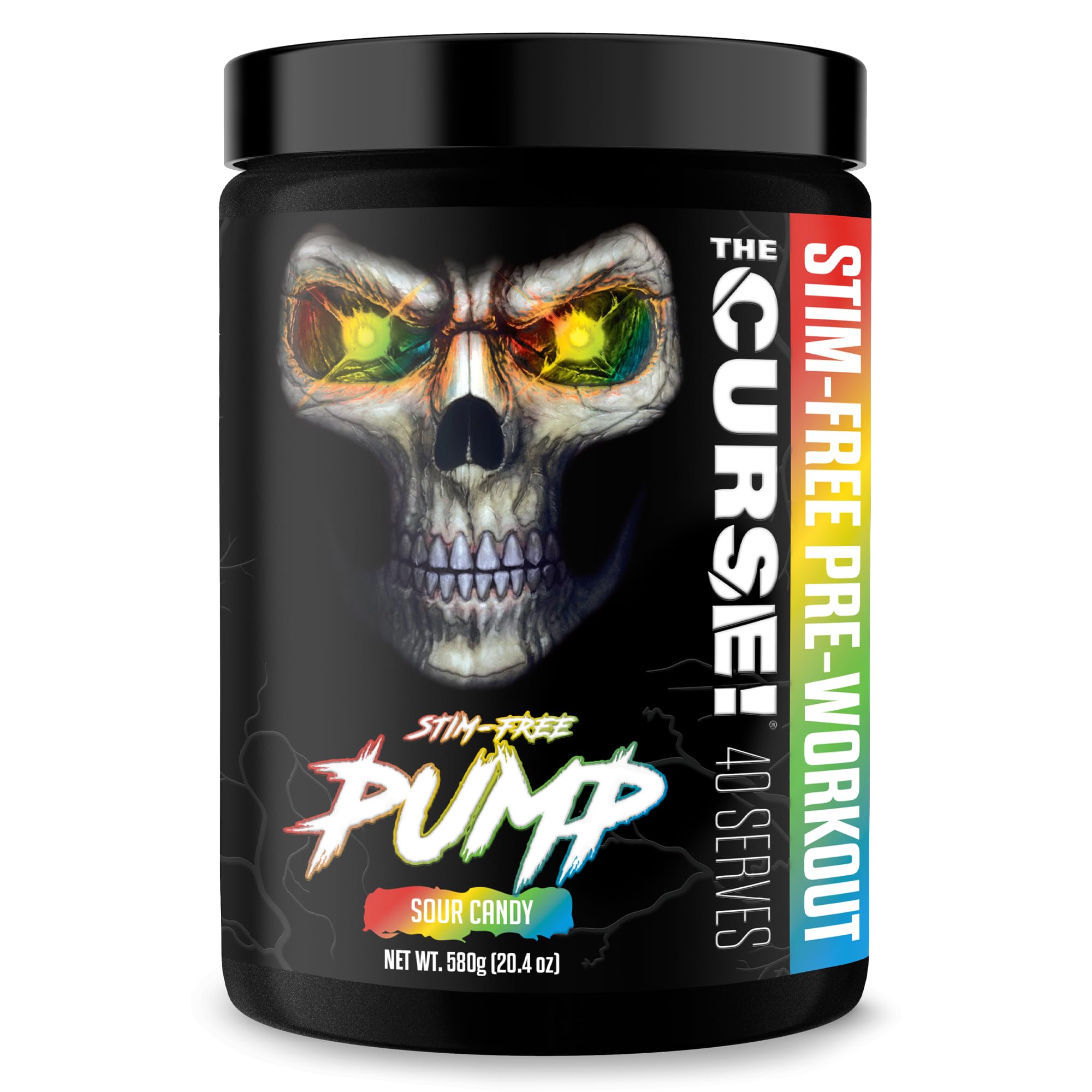 JNX SPORTS envase frontal del pre workout sin cafeína mostrando el branding