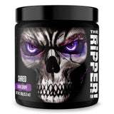 JNX SPORTS The Ripper! vista frontal del envase muestra sabor uva oscura y beneficios