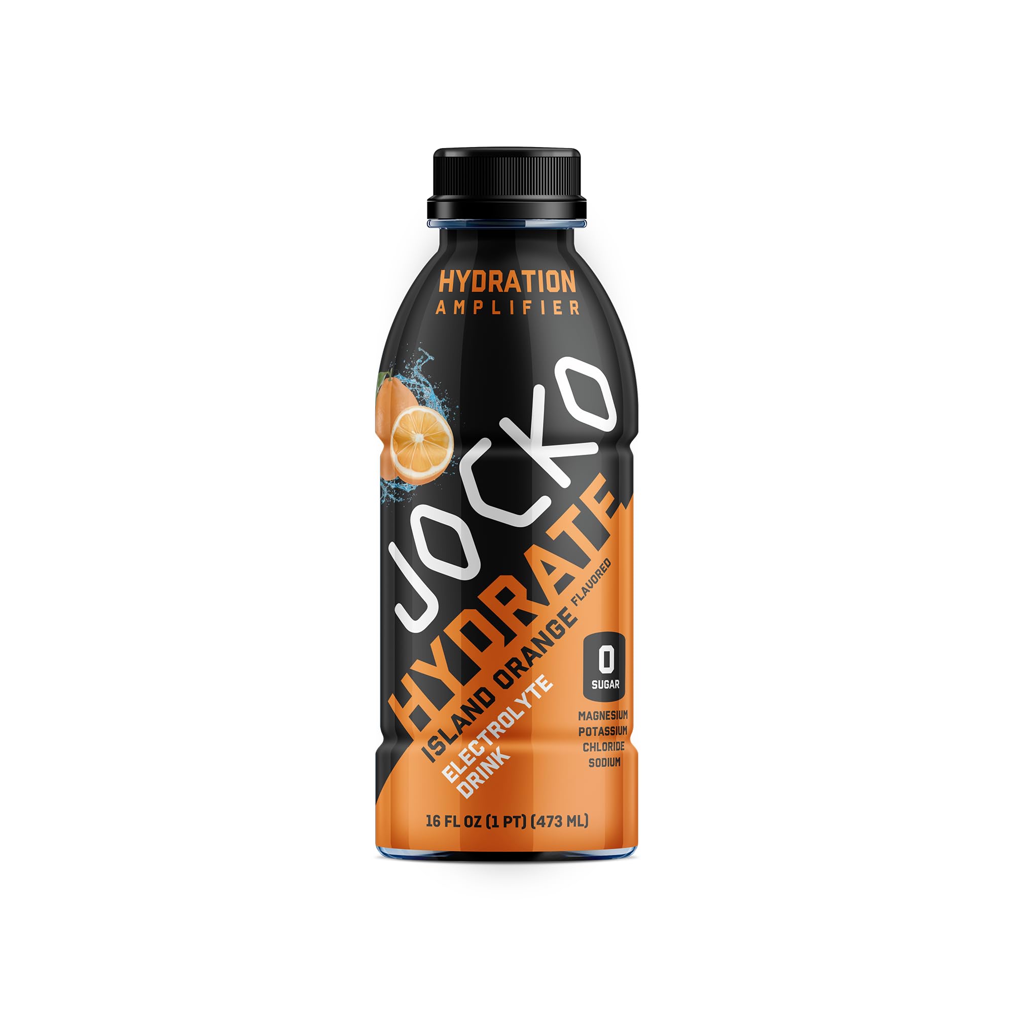 Jocko Fuel textura de la botella y tapa, envase 16 oz fácil de abrir