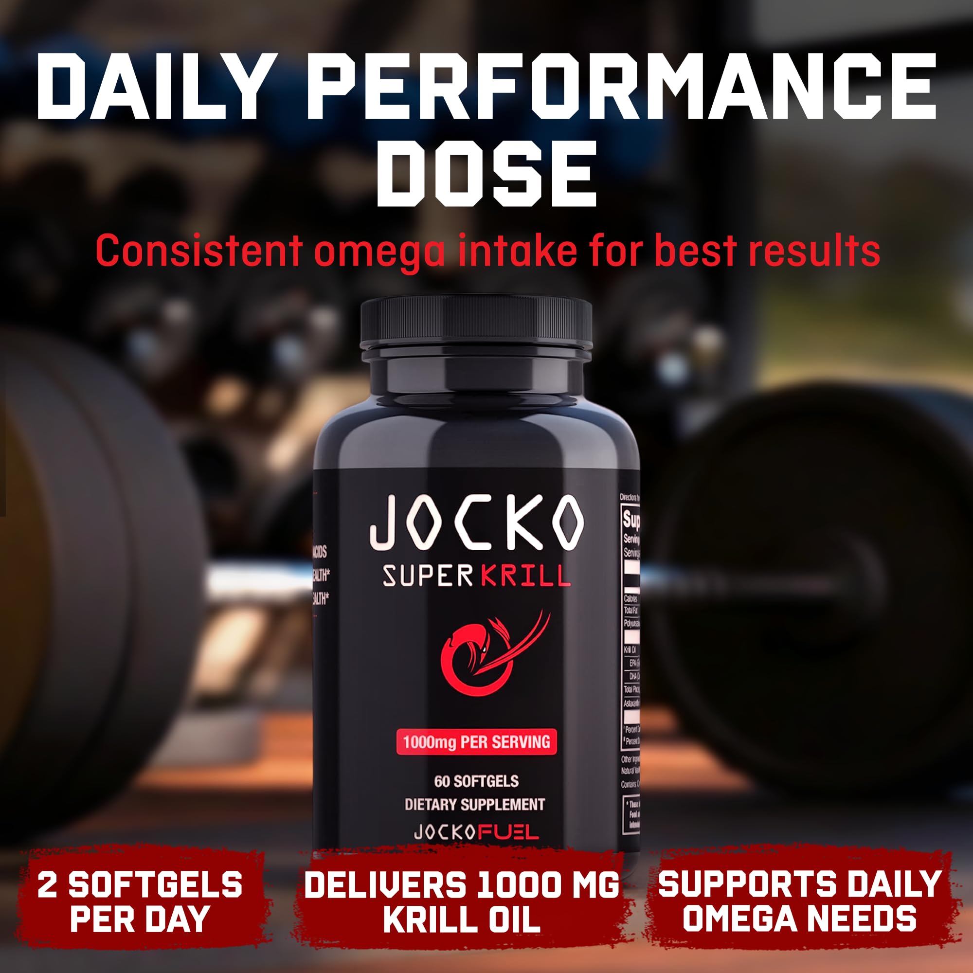 Jocko Fuel cápsula abierta mostrando aceite rico en fosfolípidos