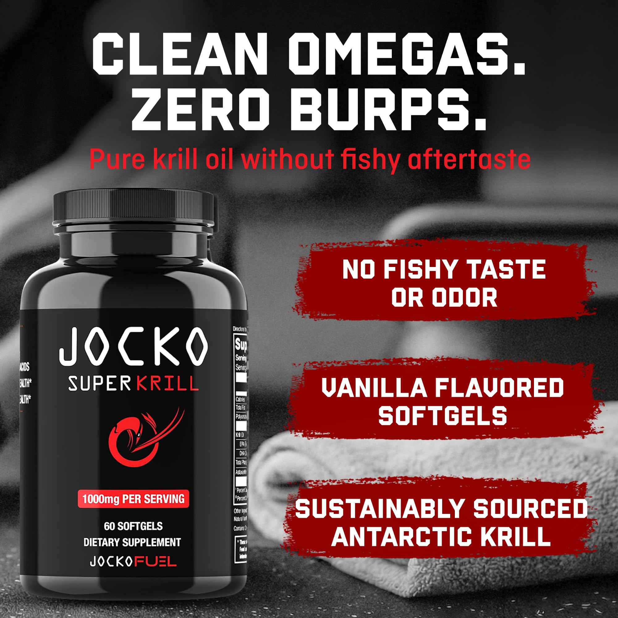 Jocko Fuel cápsulas en mano para comparar tamaño y transportar fácil