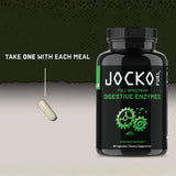 Jocko Fuel con plato de legumbres, apoyo para digestión de frijoles