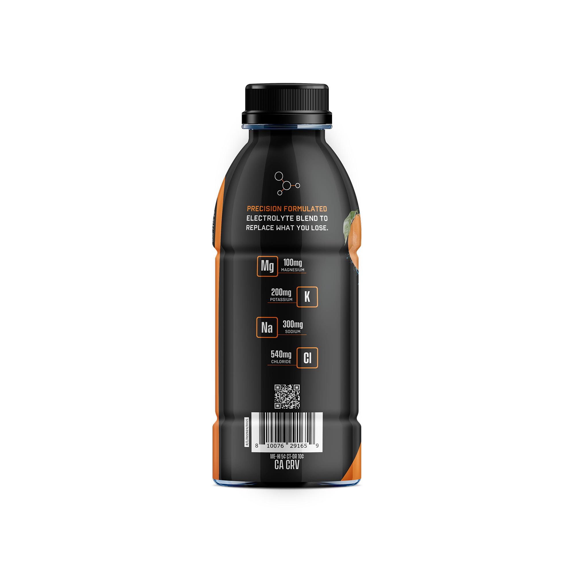 Jocko Fuel botella 16 oz en mano para comparar tamaño y portabilidad