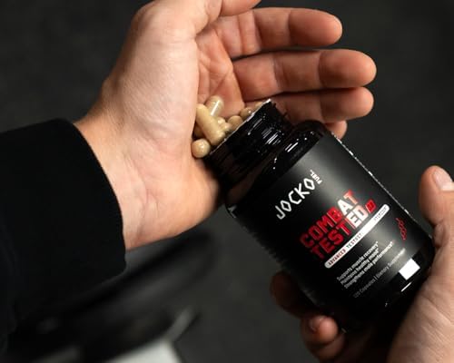 Jocko Fuel comparación de tamaño en mano para referencia de porción