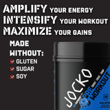 Jocko Fuel etiqueta con lista de ingredientes y beneficios visibles