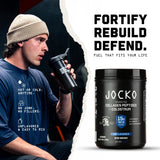 Jocko Fuel en uso durante entrenamiento mostrando aplicación práctica y conveniencia