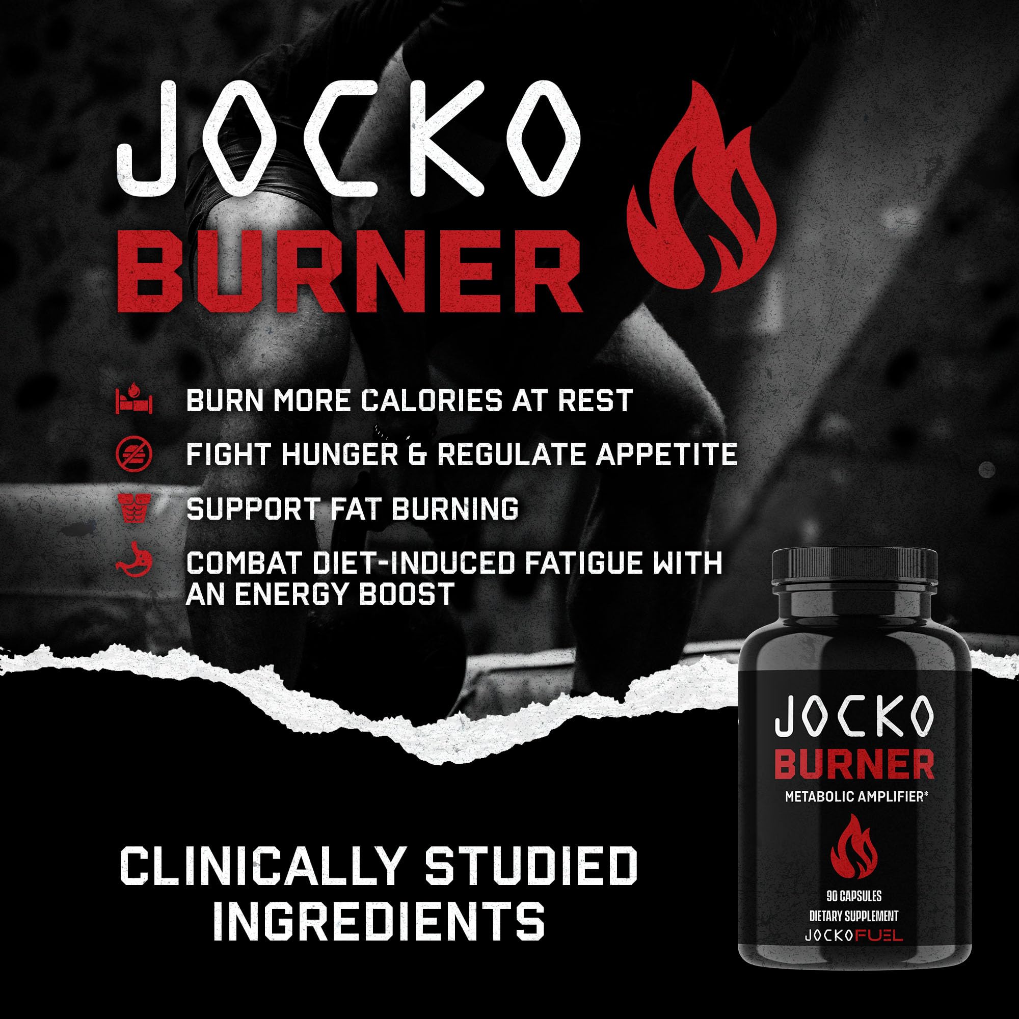 Jocko Fuel tomado antes del entrenamiento para apoyo al metabolismo