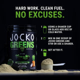 Jocko Fuel en desayuno saludable con frutas y batido para integración en rutina diaria