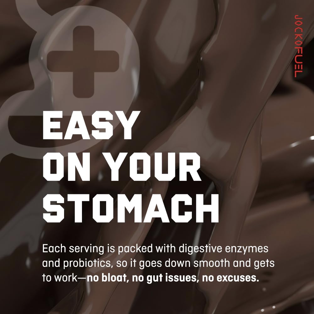 Jocko Fuel etiqueta nutricional en detalle con información de proteínas y porciones