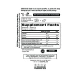 Jocko Fuel etiqueta nutricional enfocada, aclarando dosis y componentes por servicio