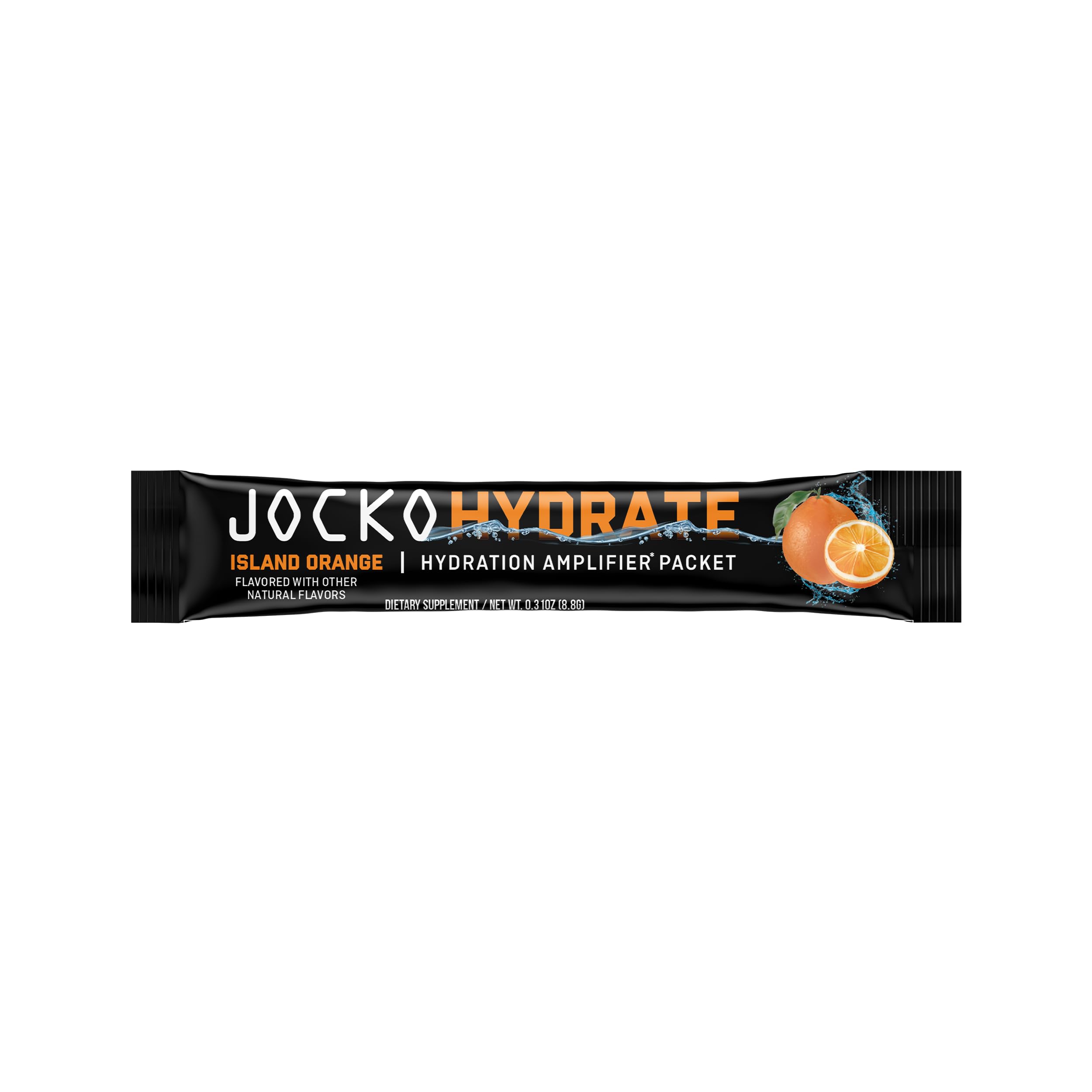 Jocko Fuel etiqueta con lista de electrolitos y vitaminas clara