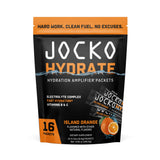 Jocko Fuel frente del empaque mostrando diseño y beneficios clave