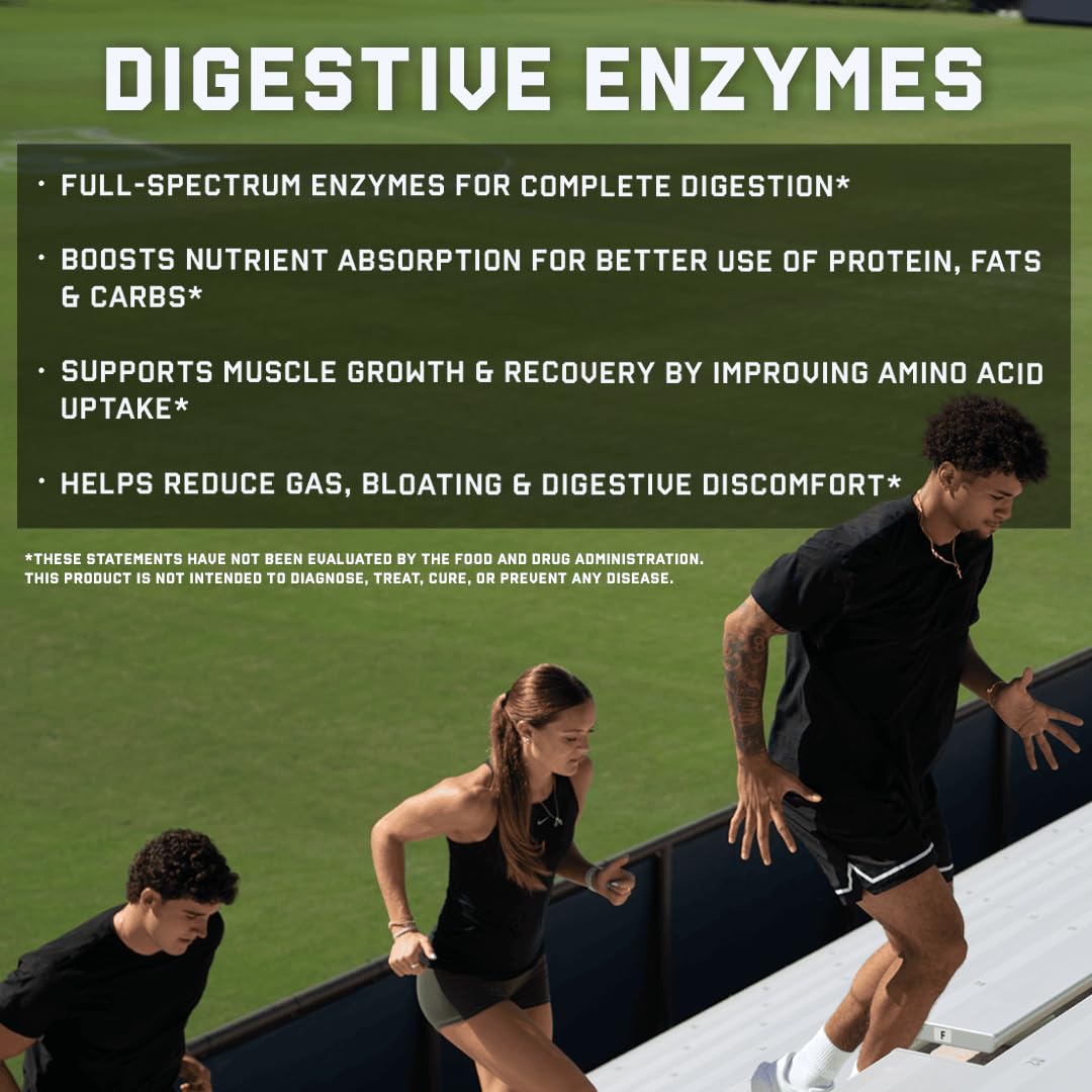 Jocko Fuel etiqueta de ingredientes que resalta enzimas y betaina