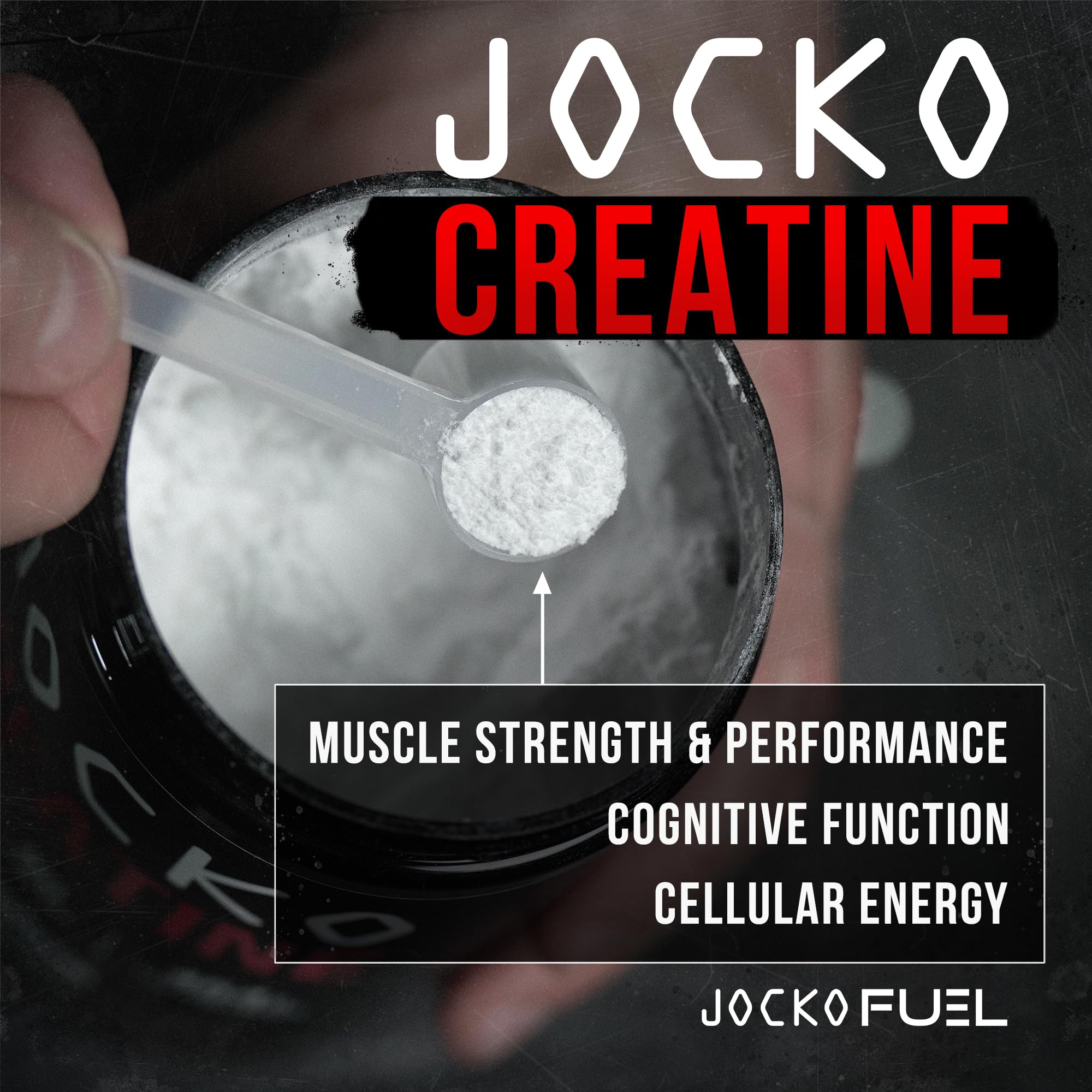 Jocko Fuel cucharilla con medida de polvo, dosificación precisa y sencilla