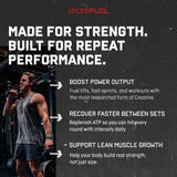 Jocko Fuel mezclado en vaso de agua, mezcla rápida sin grumos