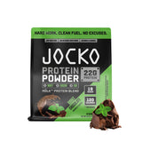 Jocko Fuel envase frontal mostrando sabor menta chocolate y 26 porciones