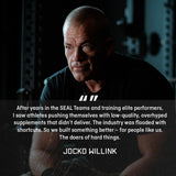 Desayuno saludable con Jocko Fuel menta chocolate como aporte proteico