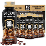 Jocko Fuel Mölk frente del envase mostrando 30 g de proteína y sabor Sweet Cream Coffee