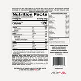 Jocko Fuel textura del polvo en primer plano, fácil disolución y mezcla
