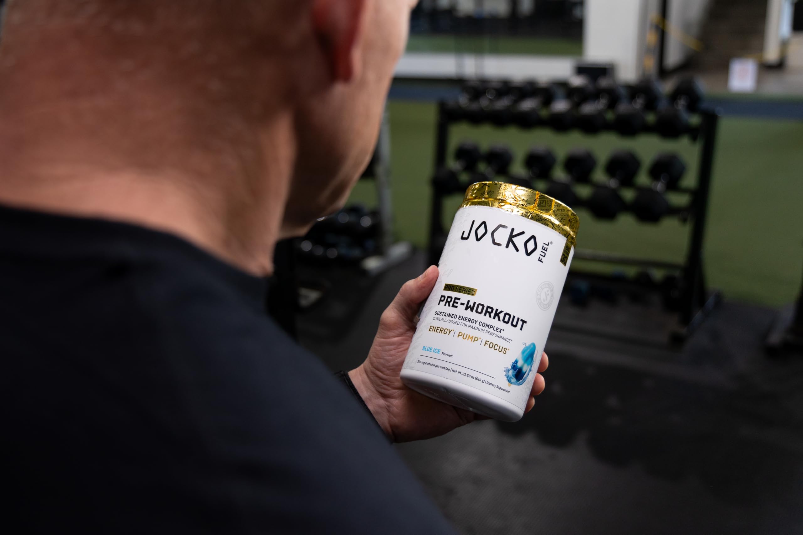 Jocko Fuel cucharada y porciones para comparar tamaño de servicio