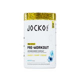 Jocko Fuel frontal del envase mostrando diseño y sabor Blue Ice