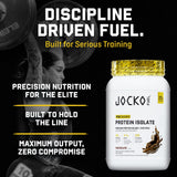 Jocko Fuel textura del polvo que muestra disolución rápida y mezcla homogénea