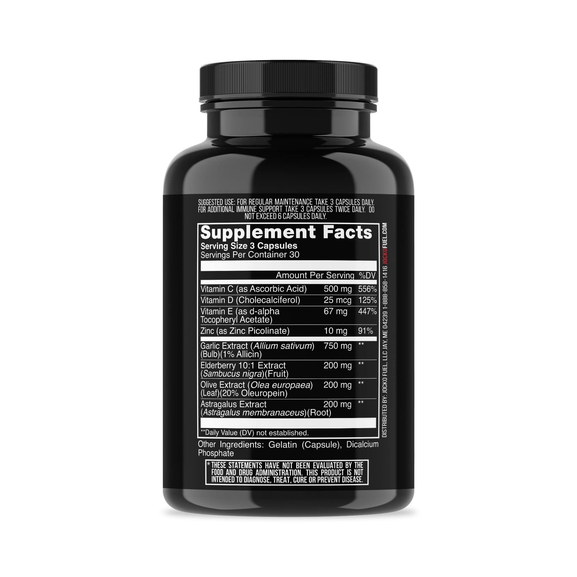 Jocko Fuel cápsula en mano lista para tomar, conveniencia diaria y dosificación
