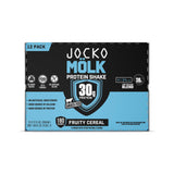 Jocko Mölk botella abierta vertiendo para beber rápido después de entrenar