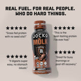 Jocko Mölk ingredientes grass-fed ilustrando proteína de vacas alimentadas con pasto