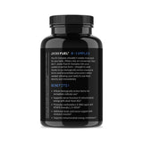Jocko Vitamin B Complex cápsula en mano para apreciar porción diaria práctica