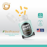 JOINT MARY etiqueta con lista de ingredientes para transparencia y confianza