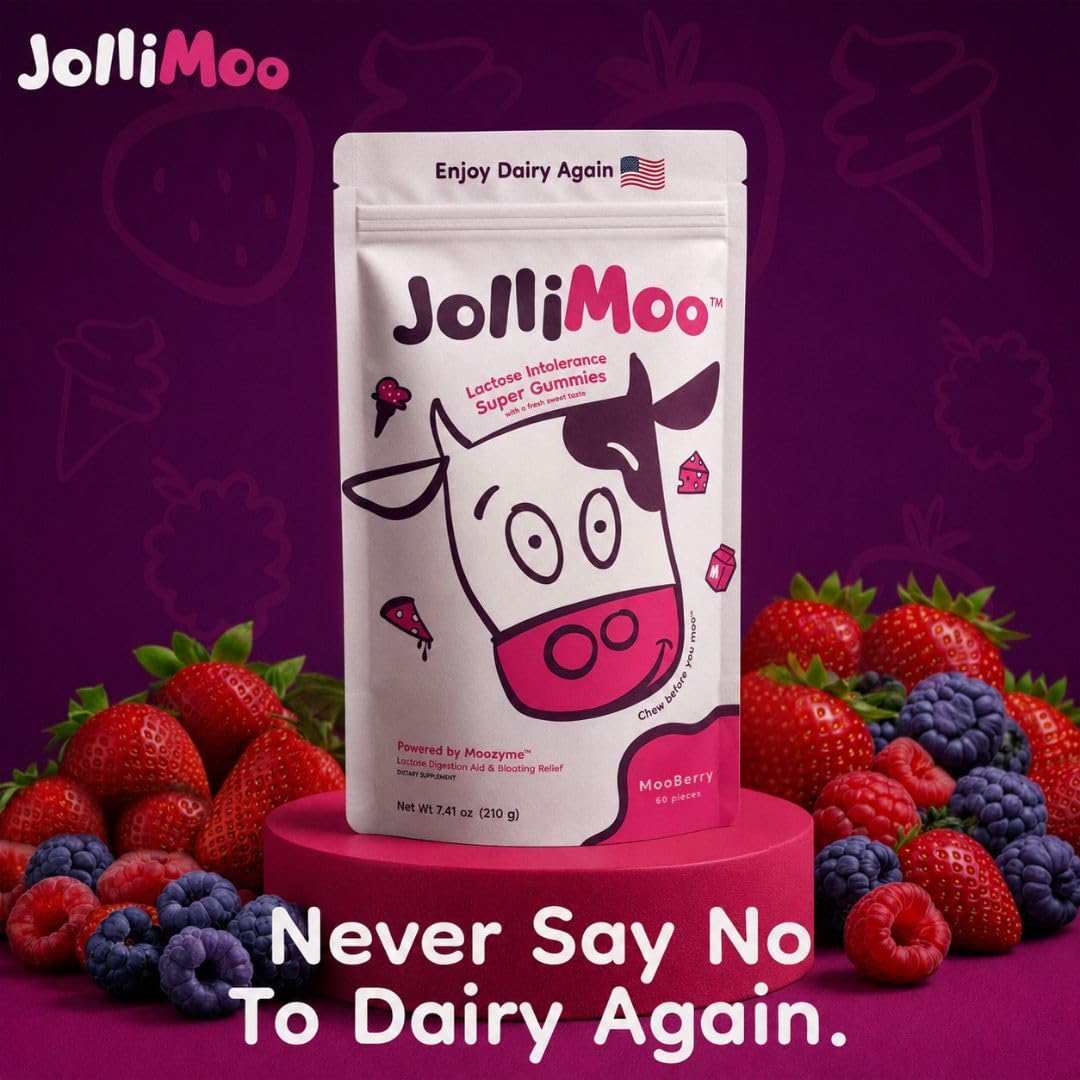 JolliMoo gomita en mano lista para masticar y llevar
