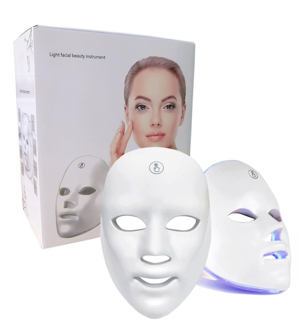 Jooley máscara frontal mostrando cobertura total y diseño ergonómico