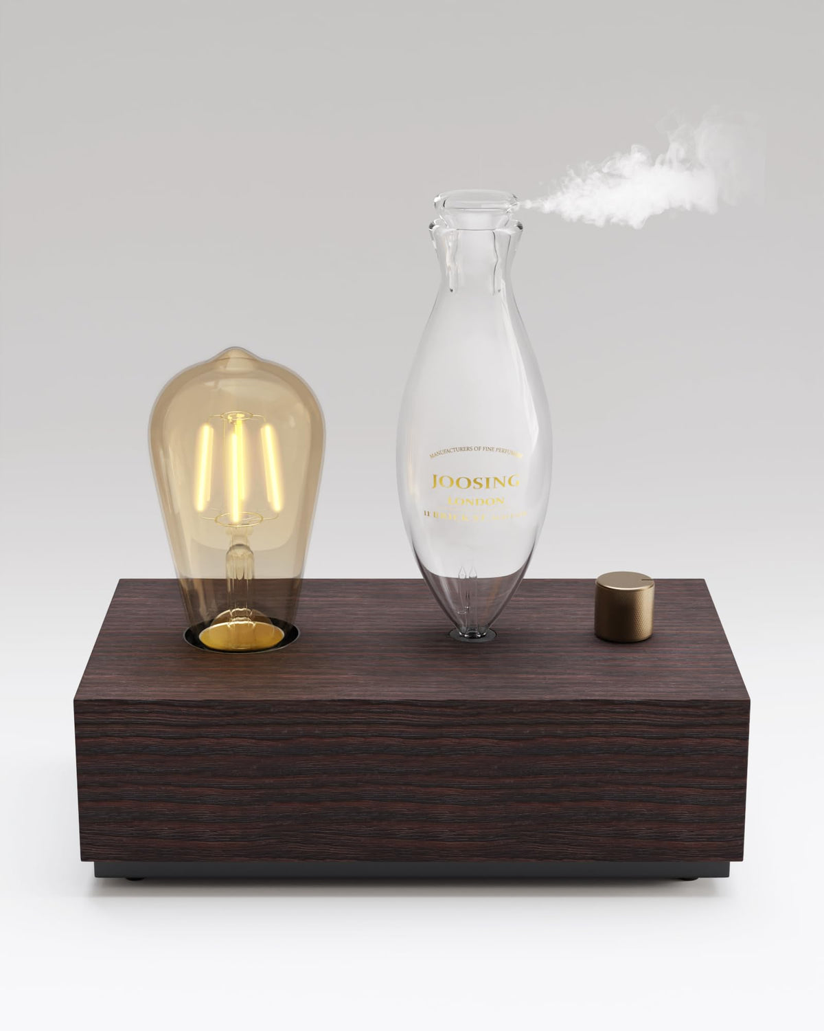 JOOSING vista frontal del difusor mostrando diseño elegante y beneficios decorativos