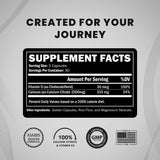 Journey Bariatric cápsulas en mano para comparar tamaño y facilidad