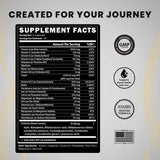 Journey Bariatric Vitamins detalle de etiqueta con ingredientes y beneficios visibles