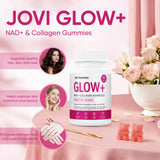 JOVI NUTRITION primer plano de textura de gomitas con aspecto apetecible