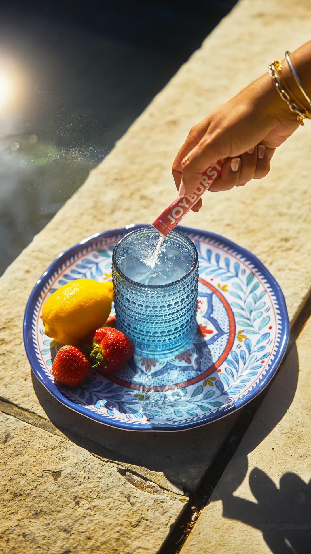 JOYBURST sobre usado en botella reutilizable ideal para actividades