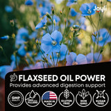 JOYLI Nutrition softgel junto a alimentos para tomar con comida