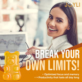 JOYLI Nutrition frasco abierto con gominolas para fácil consumo y dosificación
