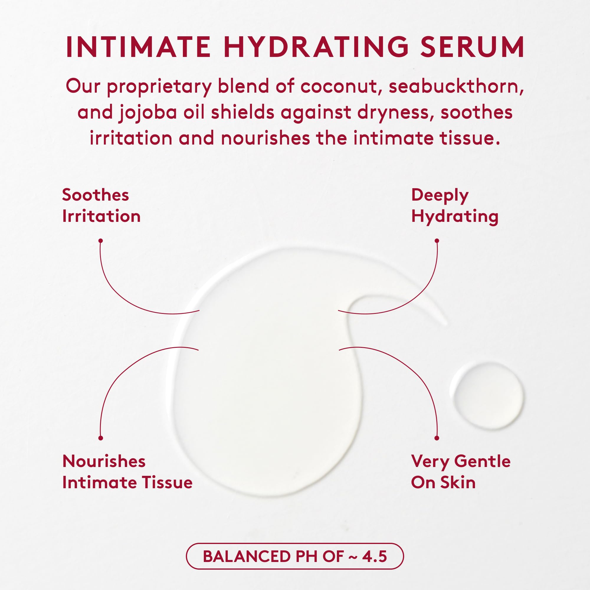 Joylux revitalizHER primer plano de ingredientes naturales que nutren y protegen la piel