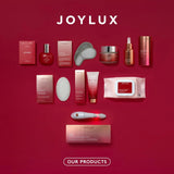 Joylux SHEbar en baño estilo lifestyle transmitiendo cuidado íntimo diario cómodo