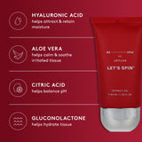 Joylux gel aplicado en la mano demostrando fácil extensión y absorción