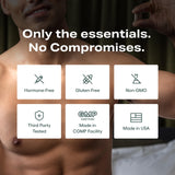 JOYMODE vista de shilajit, mucuna y azafrán como componentes naturales