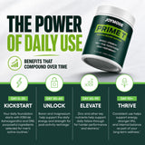 JOYMODE cápsulas junto a equipo de entrenamiento para energía