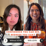 Persona en evento social tomando JOYN para sentirse más segura