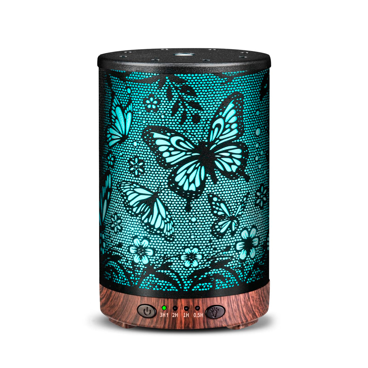 JOYOLO difusor metálico frontal muestra diseño elegante y función aromática